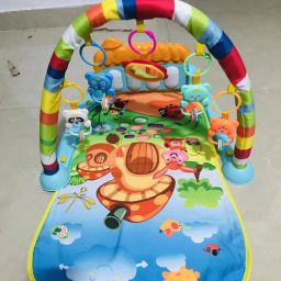 Multi-Color Baby Piano Mat with Interactive Hanging Toys & Music-13