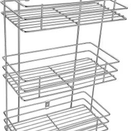 Containers Kitchen Rack Value Adds presents a stainless steel 3 layer Steel-13