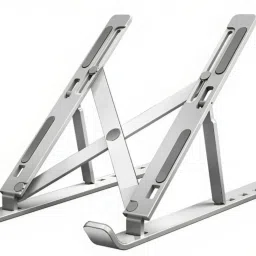 Henture Aluminum Laptop Stand for Laptop, Mac, Tab, and Mobile, Fold-Up, Adjustable Laptop Stand-image-7