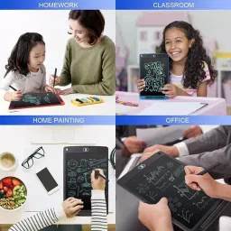 xortic LCD Re-Writing Notepad Board Slate for Drawing Learning Model - 9 image 2