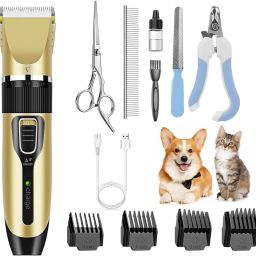 Dog-Cat -Rabit Gold Pet Hair Trimmer NEW Gold Pet Hair Trimmer Gold Pet Hair Trimmer-image-29