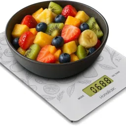 HOMEBASIC Portable Digital Kitchen Weighing Scale 5kg | LCD, Tare, Touch Button Weighing Scale-3