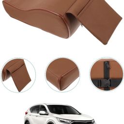 Universal Brown Arm Pain Releif Armrest/Handrest With Phone Holder For Car-75 Car Armrest Cover-image-61