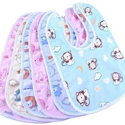 New Born Water Resistant-Premium Super Soft Cotton Daily Use bibs-8