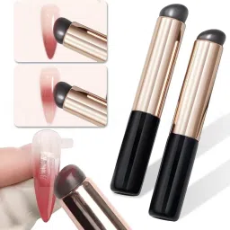 2 Pcs Silicone Nail Art Brushes Reusable Nail Brushes For Nail Art Silicone Head-image-36