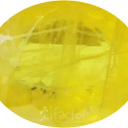 JFACTOR Yellow Cut Natural Sapphire Gemstone-22