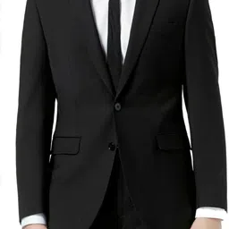 fivefeb Men Solid Single Breasted Formal, Festive & Wedding Blazer-picture-42