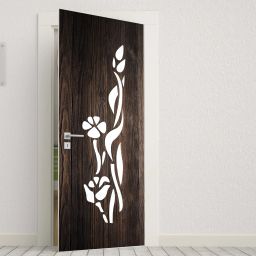 76.2 cm White Leaf Drop Door Sticker Wallpaper Self Adhesive Sticker-image-39
