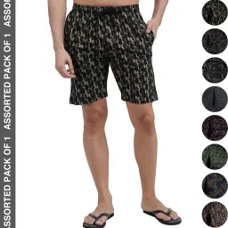 Printed Men Multicolor Bermuda Shorts-29