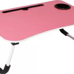 Multi-Purpose Laptop Desk for Study and Reading with Fold able Non-Slip Legs Wood Portable Laptop Table-image-82