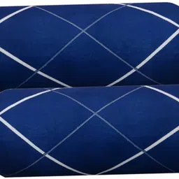 gkm Round Bolster Microfibre Stripes Bolster Pack of 2-picture-8