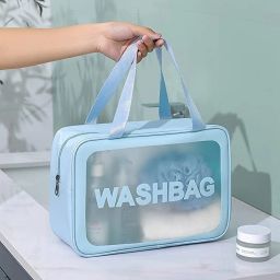Women Blue Cosmetic Bag-image-58
