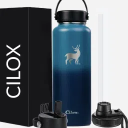 1200 ml Hot and cold Thermosteel flask with 2 lid and bottle washer 1200 ml Flask-11