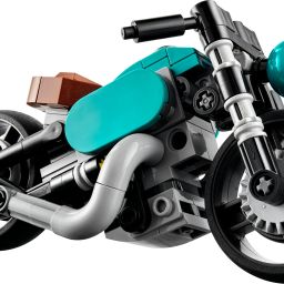 Creator 3-in-1 Vintage Motorcycle (128 Blocks) Model Building Kit-20