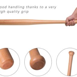 7 star (Heavy Duty)Natural Wood Baseball Bat unisex baseball {latest brown..} Willow BaseballBat For 15+ Yrs-image-89