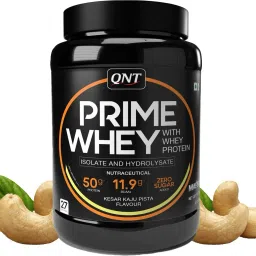 Prime Whey, 100% Whey Protein with whey Isolate, 1kg, Kesar Kaju Pista Flavour Whey Protein-4