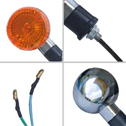 thevineetastore Side Flasher Indicator Light for Bajaj Boxer image 2