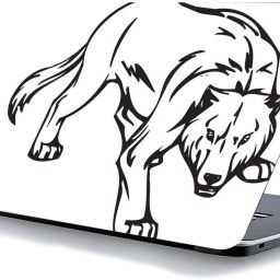 qth LINE ART LAP-0184 VINYL Reusable Laptop Skin Compatible for 15.6 inch-image-90