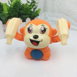 Dancing Monkey for Kids Rolling Toy with Voice Control Light and Sound Sensor-25
