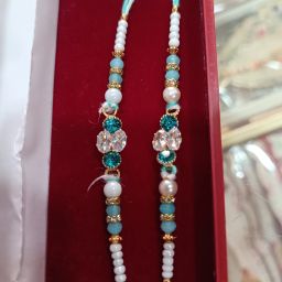 Religious 004 Kundan Rakhi Set-image-76