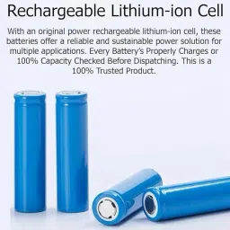 nilesawar X12 1205 mAh 18650 Lithium-Ion Rechargeable for Multi-Purpose Battery image 2