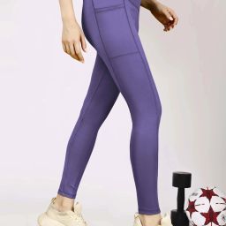 Women Solid Purple Track Pants-image-86