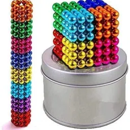 Multi-Color 5 MM 8 Colors Balls for Kids Degree Round Magnetic Stainless Steel Solid Balls for Kids Toy or Home Office Decoration Stress Relief 216 Pcs-13