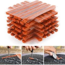 Tyre Puncture Repair Strips Puncher Repair Seal Strips for Car, Bike Tubeless Tyre Puncture Repair Kit-12