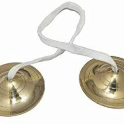 Cymbals Brass Manjira Pair (Dia 3 Inches) Kartal Instrument-image-81