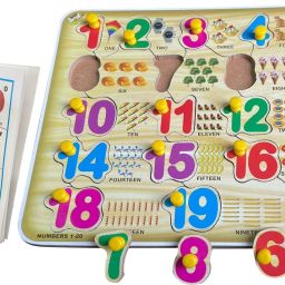 Educational Learning Toys Jigsaw Puzzle 1-20 Counting Board in Book For Play&Fun-image-86