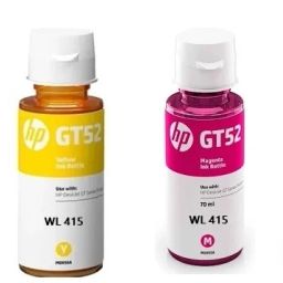 HP ORIGINAL INK BOTTLE FOR WIRELESS 415 INK TANK SMART TANK PRINTER FOUR COLOR Black + Tri Color Combo Pack Ink Bottle-picture-9