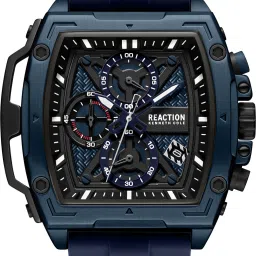 CHRONO 3 EYES DATE BLUE BARREL Shape Analog Watch - For Men KRWGO0070502-image-11