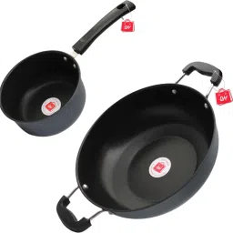 LAZYwindow Superior Quality Nonstick Kadhai Sauce Pan 16 cm diameter 1.5 L capacity-picture-14