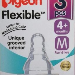 FLEXIBLE NIPPLE 4 MONTHS MEDIUM Medium Flow Nipple-image-8