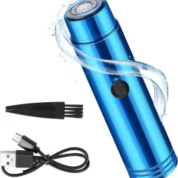 PGK TRADERS Electric Beard Hair Shaves Touch Up Travel Mini TrimmerShaver For Men-image-6