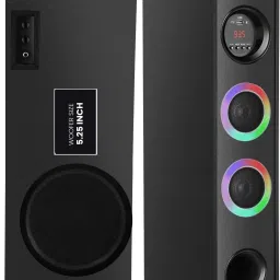 Quaranel DM-2J Tower Multimedia Speaker System Remote Control 100 W Bluetooth Tower Speaker image 4