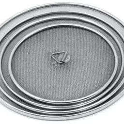 Stainless Steel Heavy Gauge Ciba/Lids/Tope, Net Cover 10 inch Lid Set, Pack of 4-picture-12