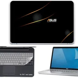 I-Birds Enterprises 3 IN 1 Laptop Skin, Key Guard & Screen Protector For 15.6 inch Laptop combo-3559 Combo Set-picture-2
