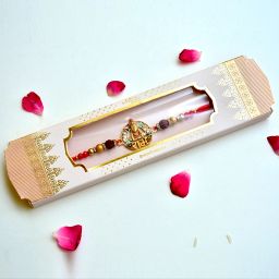 Designer Rudraksha Lord RAM Rakhi RK-223 | Raksha Bandhan Special Assorted Rakhi Set-image-65