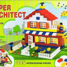 n2k2 enterprise Block building construction for Kids Super Architect Construction Set for children's to Create Their OWN Home by own creativity image 2
