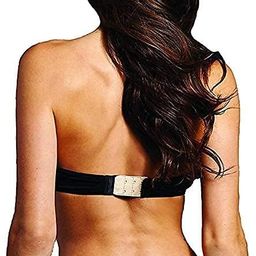 qoxolyz Bra Extensions – 2 Hook, 3 Row Bra Hook Extender with Extra Elastic for Comfortable Fit | Combo (White, Black, Beige) (Pack of 6) image 3