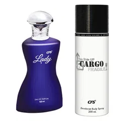 CFS Lady Eau De Parfum & Cargo White Long Lasting Deodorant Combo-image-67