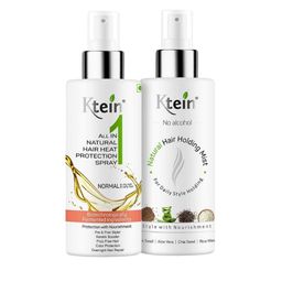 Ktein Natural All In 1 Heat Protection Spray & Ktein Hair Holding Spray 200ml-38