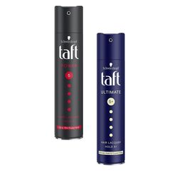 taft Set of Power 5 & Ultimate 5+ Hair Lacquer - 250 ml each-21