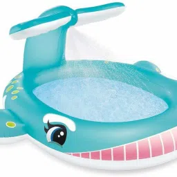 Whale Spray Pool Inflatable Swimming Pool (Multicolor) Inflatable Swimming Pool-16