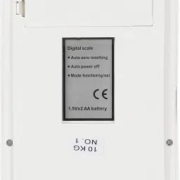 RTB Electronic Digital 1Gram-10 Kg Weight Scale Lcd Kitchen Weight Scale Machine Measure for measuring fruits,shop,Food,Vegetable,vajan,offer,kata,weight machine Weighing Scale for grocery,kata,taraju,shop,computer kata,tarazu,jewellery,sabzi, Weighing scale (White) (adaptor included) Weighing Scale image 3