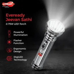 eveready Jeevansathi DL64 Classic & Retro Touch | Powered by 2 x D Battery Torch image 4