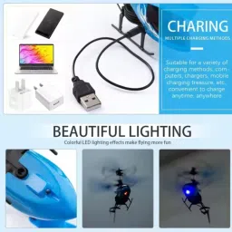 jrclub Gravity sensor RC Helicopter with Safety Sensor and 3D Light - Pack of 1 image 5