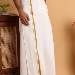 Jompers Solid Men Dhoti-image-17