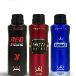 COMBO RED EXTREME&ROYALE&WOW NITE Deodorant Body Spray-For Men-5